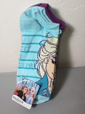 Disney Frozen ll Girls' No Show Socks